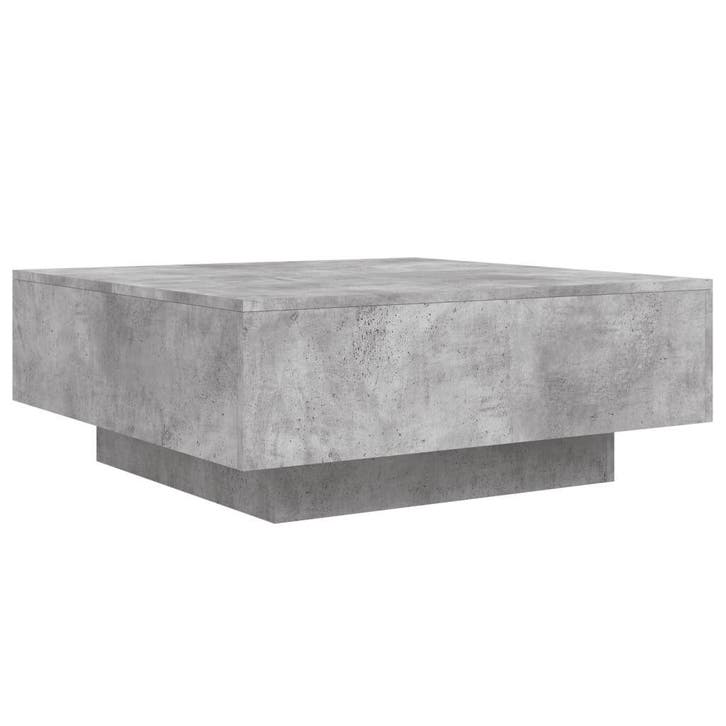 Salontafel 80x80 beton | Retour Deal | 54% KORTING, Huis en Inrichting, Tafels | Salontafels, 50 tot 100 cm, Vierkant, Gebruikt