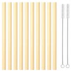 Fako Bijoux - Siliconen Rietjes Pastel XL - 10 Herbruikbare, Verzenden