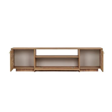 Evila TV-meubel - Houtkleurig - Nieuw/Ongebruikt -, Verzenden, 150 tot 200 cm, Nieuw, Scandinavisch