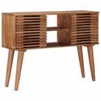 vidaXL Handgemaakte Salontafel Teak bruin 100 x 30 x 75 cm, Huis en Inrichting, Verzenden, Nieuw