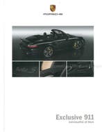 2012 PORSCHE 911 EXCLUSIVE HARDCOVER BROCHURE DUITS
