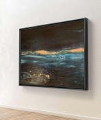 Luca Domiro - GOLDEN DRIFT AT DUSK (Large original painting)