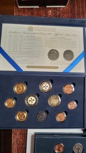 Malta. Year Set (BU) 2012/2015 (3 sets) (Zonder