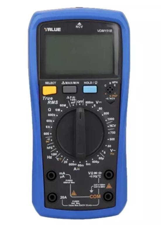 Value Multimeter voor spanning, stroom, weerstand, en meer, Auto-onderdelen, Airco en Verwarming, Nieuw, Verzenden