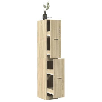 vidaXL Apothekerskast 30x41x174,5 cm bewerkt hout sonoma, Verzenden, Nieuw