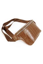 Heuptasje Slangenleer Bruin Cognac Bruin Fanny Pack Leer Heu, Handtassen en Accessoires, Tassen | Damestassen, Ophalen of Verzenden