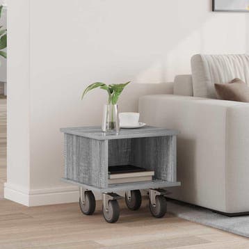 vidaXL TV Stand Grijs Sonoma 37 x 35 x 35 cm Bewerkt hout, Verzenden