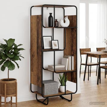vidaXL Highboard Oud hout 60 x 37.5 x 144 cm Bewerkt hout, Verzenden