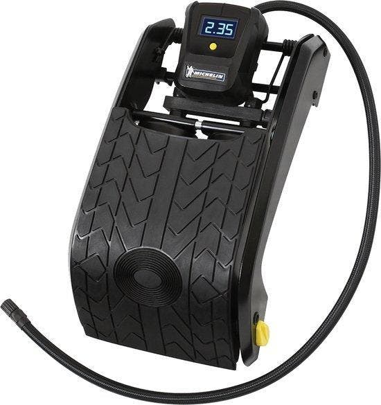 2dekans | Michelin Dubbele Voetpomp met Digitale Drukmeter -, Auto diversen, Auto-accessoires, Ophalen of Verzenden