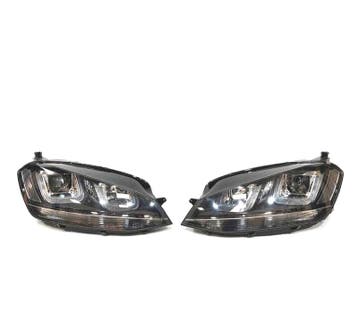 PHARES VOLKSWAGEN VW GOLF 7 12-17 XENON DRL NOIR, Verzenden