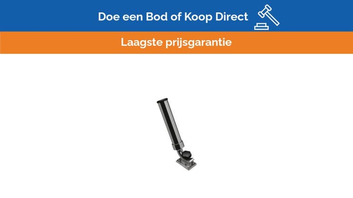 Bieden: Nautinox Stainless Steel Adjustable Rod, Watersport en Boten, Navigatiemiddelen en Scheepselektronica, Ophalen of Verzenden