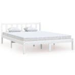 Grenen Bedframe Wit 160x200 | Retour Deal 34% Korting!, Huis en Inrichting, Slaapkamer | Bedden, Verzenden, Wit, 200 cm, 160 cm