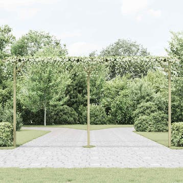 vidaXL Pergola 410x40x203 cm hout, Tuin en Terras, Verzenden, Nieuw