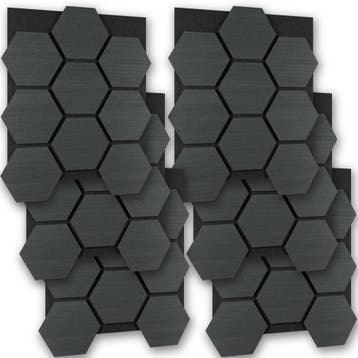 Akoestische panelen Sonic Shield houtlook - zwarte eik, Verzenden