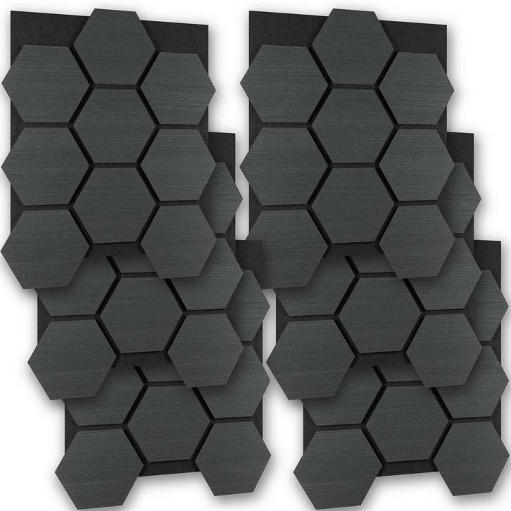 Akoestische panelen Sonic Shield houtlook - zwarte eik, Maison & Meubles, Bureaux, Envoi