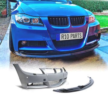PARE CHOCS BMW E90 E91 05-08 LOOK M SRA PDC + SPOILER FRONTA, Verzenden
