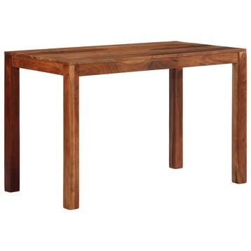 vidaXL Eettafel 120x60x76 cm massief acaciahout, Huis en Inrichting, Tafels | Eettafels, Verzenden, Nieuw