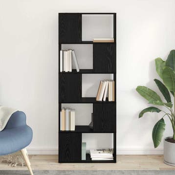 vidaXL Tv-meubelset 60 x 24 x 156 cm Zwart Bewerkt hout, Verzenden