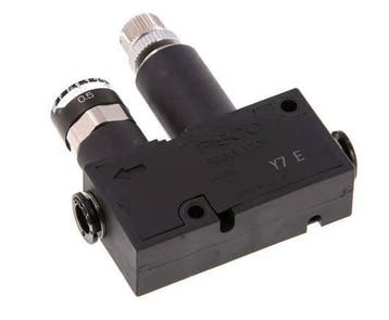 Pneumatische Drukregelaar 6mm met manometer, Verzenden, Nieuw