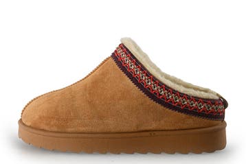 Nelson Pantoffels in maat 38 Cognac, Verzenden, Pantoffels of Sloffen