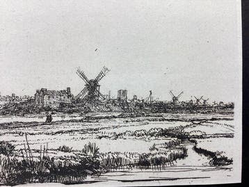 Rembrandt Harmensz. Van Rijn (1606-1669), after - Veduta di
