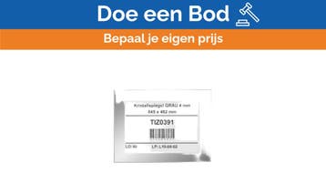 Bieden: Hanse Yachts Kristal Mirror Grey 4mm - 845 x 482 mm, Ophalen of Verzenden, Nieuw