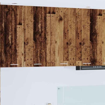 vidaXL Hangkast Oudhout 80 x 31 x 80 cm Bewerkt hout, Verzenden, Nieuw