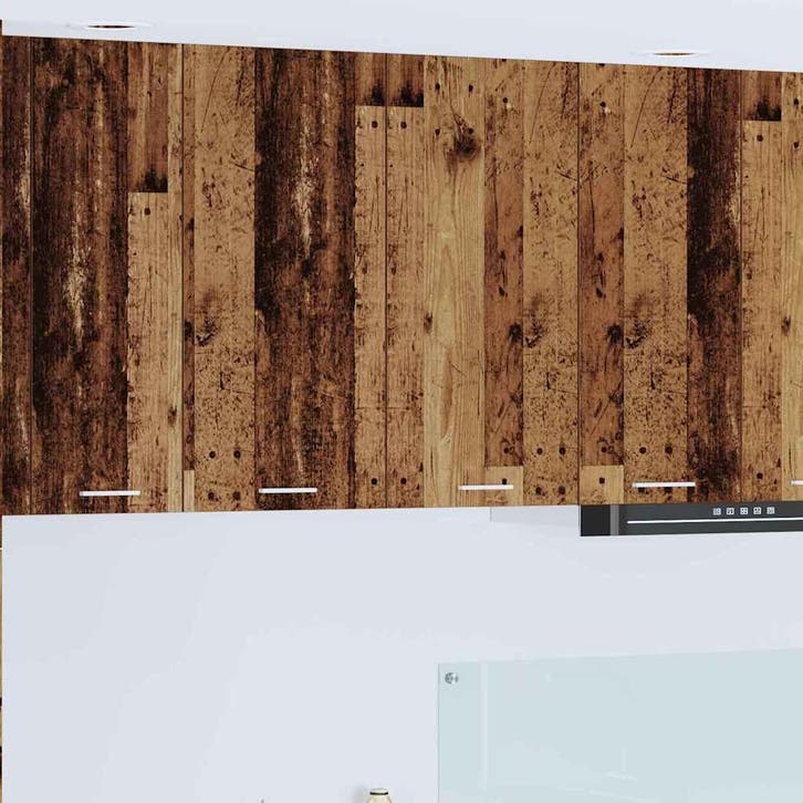 vidaXL Hangkast Oudhout 80 x 31 x 80 cm Bewerkt hout, Huis en Inrichting, Kasten | Overige, Nieuw, Verzenden