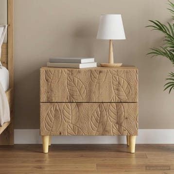vidaXL Nachtkastje Artisanaal eiken 62 x 34,5 x 48 cm, Verzenden, Nieuw