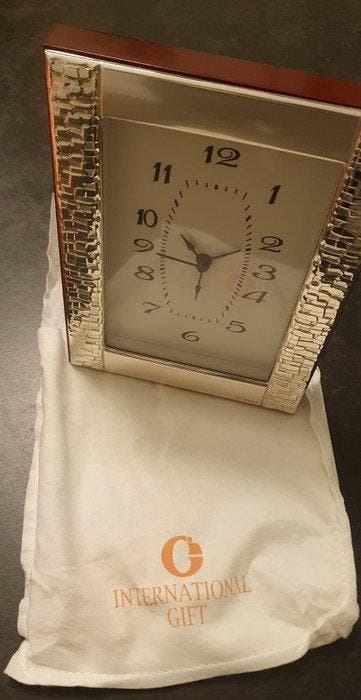 International Gift - Lijst - Zilver - Horloge in zilveren, Antiquités & Art, Antiquités | Argent & Or