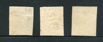 France 1870 - Emission de Bordeaux - Bon Lot de 3, Gestempeld