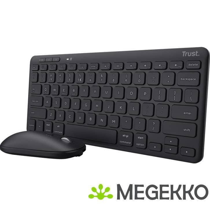 Trust Lyra Draadloos Multi-Connect Toetsenbord en Muis, Informatique & Logiciels, Ordinateurs de bureau, Envoi
