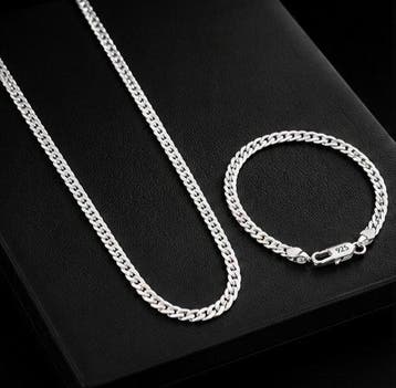 Sans prix de réserve - Parure Argent - Parure en Argent 925