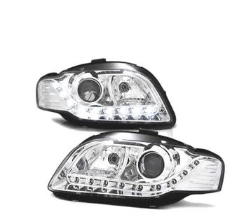PHARES LED AUDI A4 B7 04-08 CHROMÉ, Verzenden, Nieuw