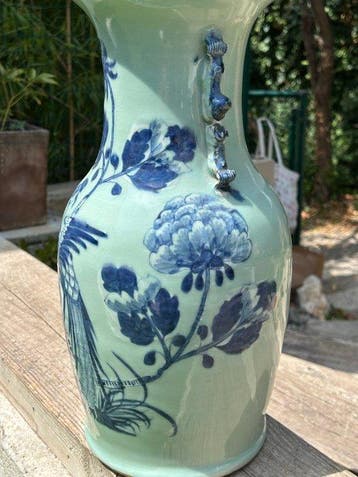 Vase balustre - Porcelaine - Chine - Dynastie Qing