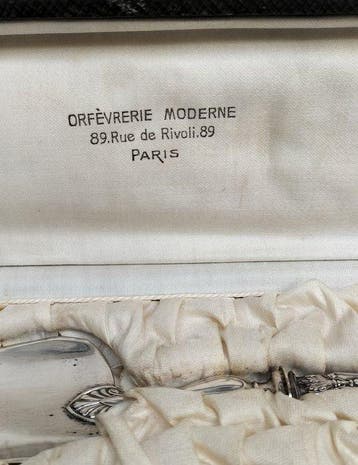 Orfèvrerie Moderne - Taartschep - Verzilverd - 1900-1910 -