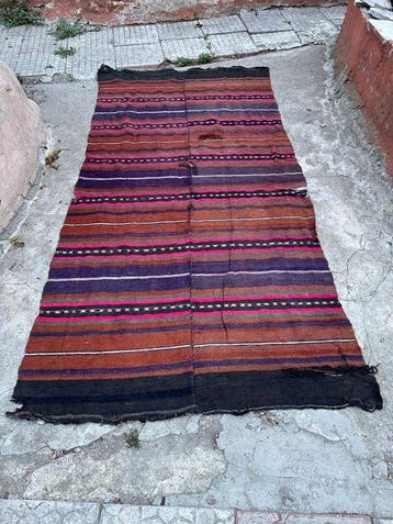 Kelim - 130 cm - 270 cm - Vintage handgeweven kilim, Nieuw