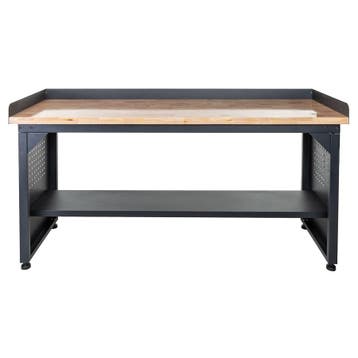 Datona Werkbank PRO met eiken werkblad en legbord - 200 cm, Ophalen of Verzenden, Nieuw