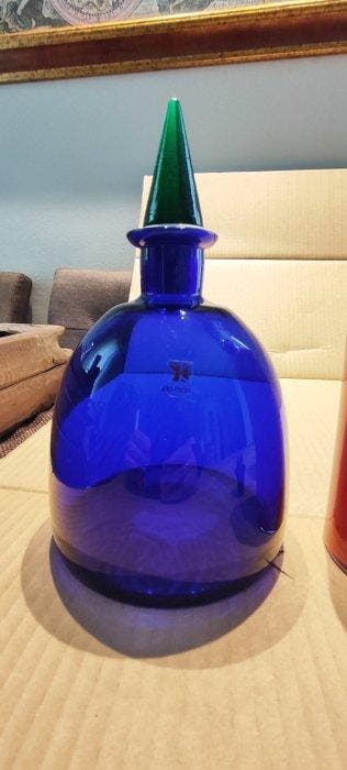 Moretti - Carlo Moretti - Fles (4) - Muranoglas -
