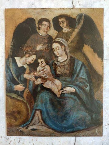 Italiaanse school (XVII) - Matrimonio di S. Caterina, Antiek en Kunst