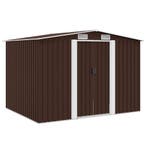 vidaXL Tuinberging 257x205x178 cm staal bruin, Verzenden, Nieuw
