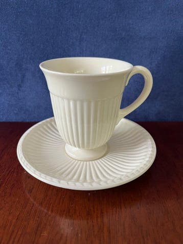 Wedgwood - Service à café (18) - Edme - Poterie - 9 tasses à