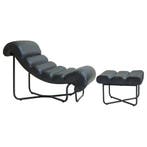 Georges Charles van Rijk fauteuil met voetbank, Verzenden, Nieuw