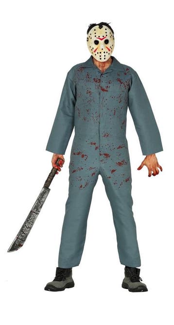 Psycho Halloween Kostuum Heren jumpsuit, Verzenden