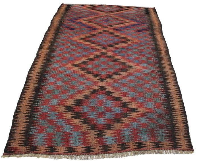 Anatolien Kelim Antik - Vloerkleed - 316 cm - 142 cm -, Huis en Inrichting, Stoffering | Tapijten en Vloerkleden