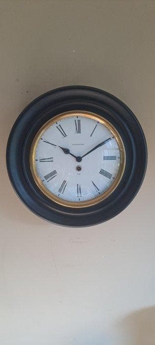 Schoolklok - Schoonhoven - Mid-century modern Hout/