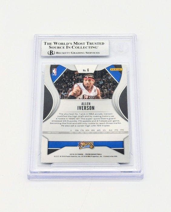 2019/20 Panini NBA Allen Iverson - Hand Signed Prizm Card -, Collections, Autocollants
