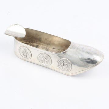 China ca. 1950 - Asbak - .900 zilver