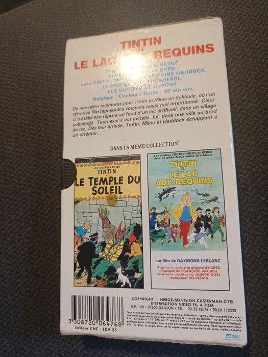 Tintin - Le lac aux requins - VHS - Audiocassette - 1980, Boeken, Strips | Comics