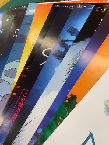Hayao Miyazaki (after) - x12 affiches originales Studio